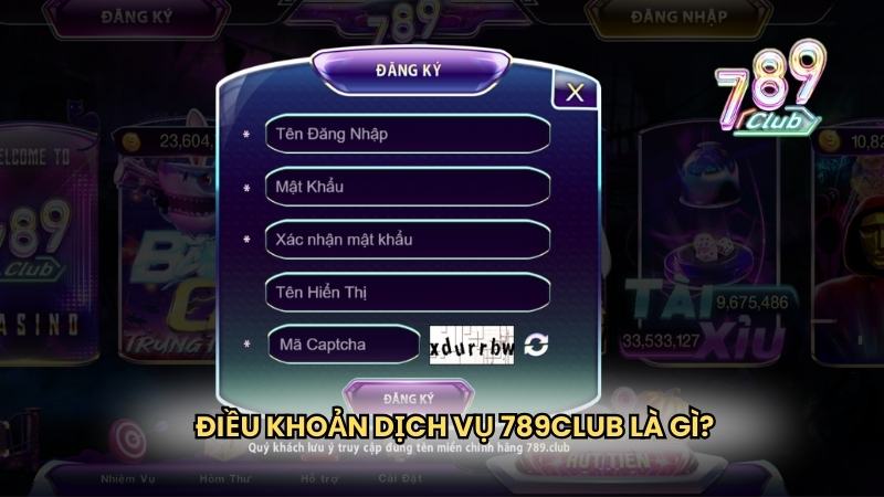 Điều khoản dịch vụ của 789Club quan trọng
