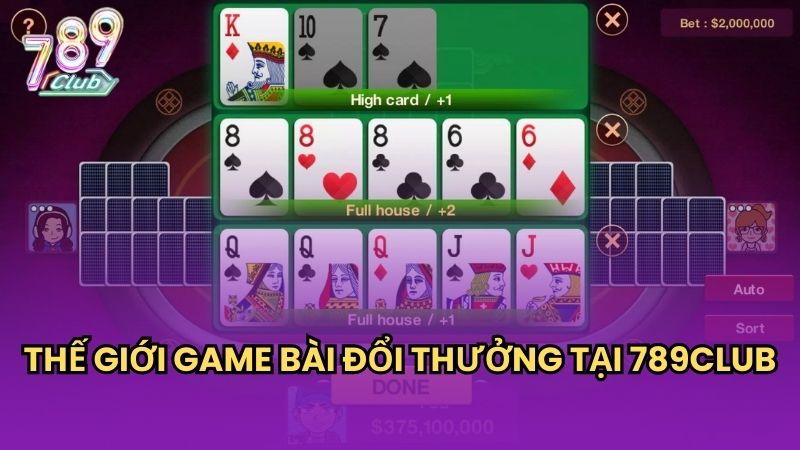 Game bài đổi thưởng 789Club được yêu thích 